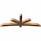 Ekena Millwork Davenport Timber Gable Bracket, Western Red Cedar, 96"W x 36"H x 5 1/2"D x 5 1/2"F, 9/12 Pitch GBW096X36X0606DAV00SWR - alternate 2